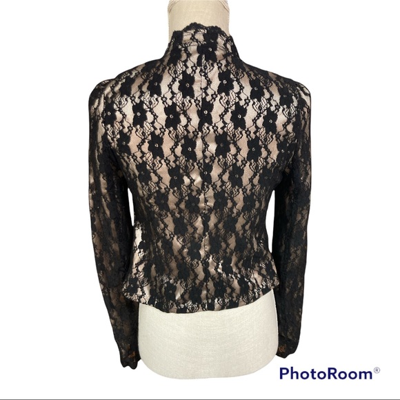 Valentine Black Lace Jacket - Picture 4 of 14